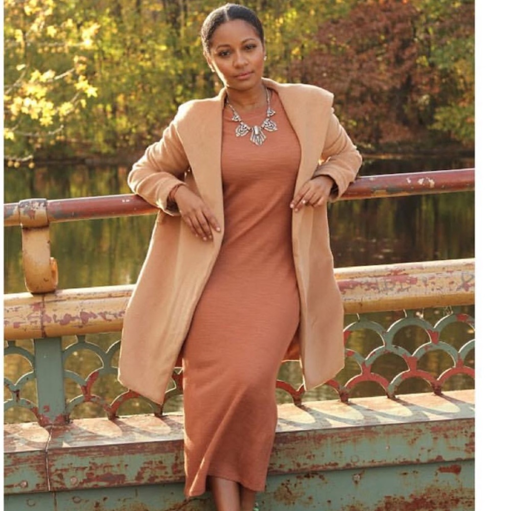 Camel Open Coat